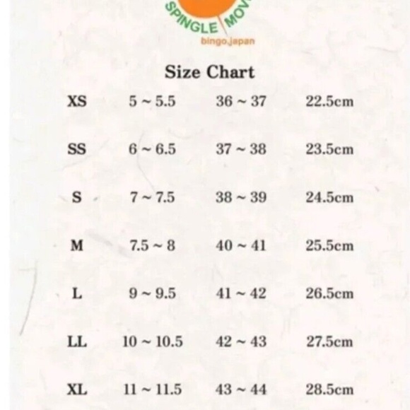 Spingle Move SPM- Black Bingo Japan Shoes-Kangaroo Leather - size LL - Picture 5 of 5